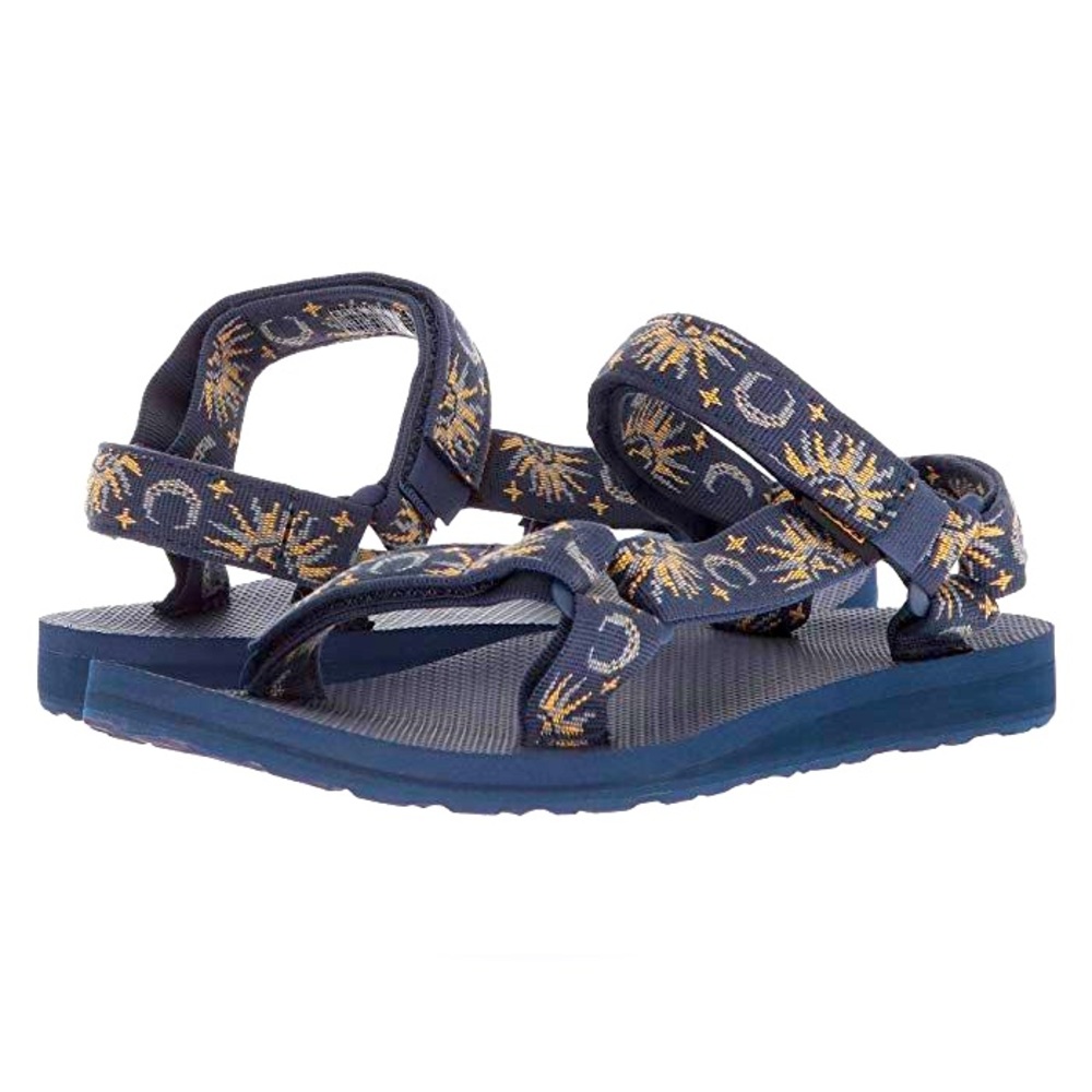 Teva Original Universal Navy Blue Moon and Stars Celestial Sandals